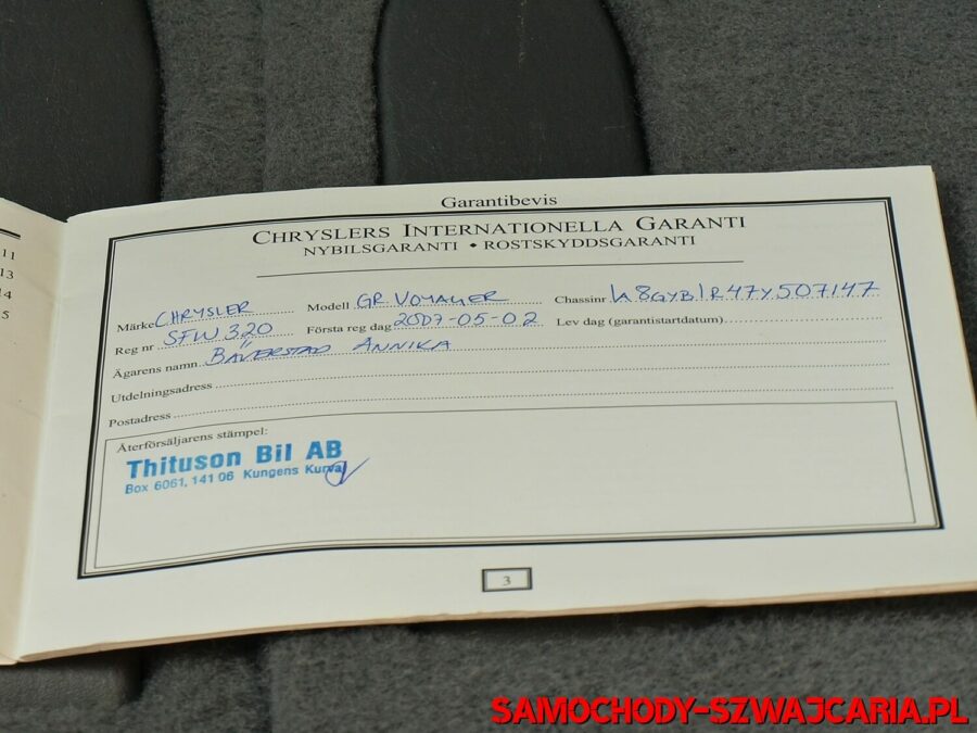 Chrysler Grand Voyager 3.3 V6 Limited Stow'n Go